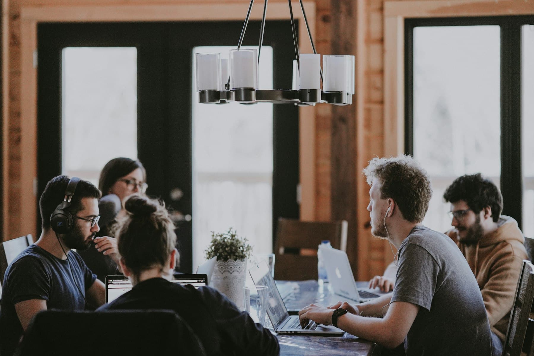 A travel operations team at work